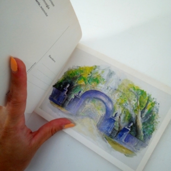 Georgia Set of 4 Post Card Books Savannah Athens Garden Isles Souvenirs Sketch - Picture 9 of 12